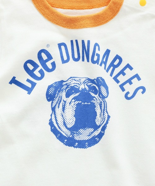 Lee（リー）の「【ベビー】ブルドッグプリント ショートスリーブ リンガーロンパース（ロンパース・キッズ・ブルー/レッド/マスタード/ミント・80）」の14枚目の写真