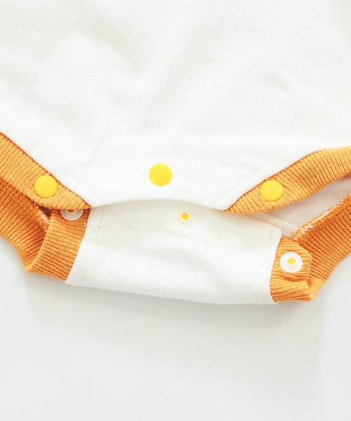 Lee（リー）の「【ベビー】ブルドッグプリント ショートスリーブ リンガーロンパース（ロンパース・キッズ・ブルー/レッド/マスタード/ミント・80）」の16枚目の写真