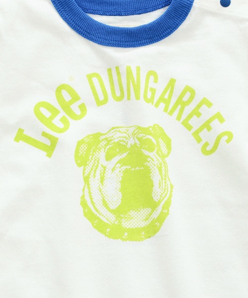 Lee（リー）の「【ベビー】ブルドッグプリント ショートスリーブ リンガーロンパース（ロンパース・キッズ・ブルー/レッド/マスタード/ミント・80）」の17枚目の写真