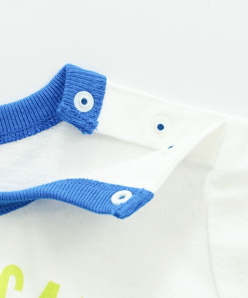 Lee（リー）の「【ベビー】ブルドッグプリント ショートスリーブ リンガーロンパース（ロンパース・キッズ・ブルー/レッド/マスタード/ミント・80）」の18枚目の写真