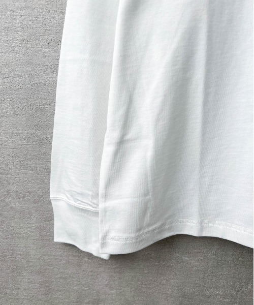 TETERA（テテラ）の「【TETERA/テテラ】AMAMI &WINDY LS T-SH / プリントデザイン ロングスリーブ Tシャツ tete21-027（Tシャツ/カットソー・レディース・ホワイト×ブルー/ホワイト×グリーン・XL/L）」の6枚目の写真