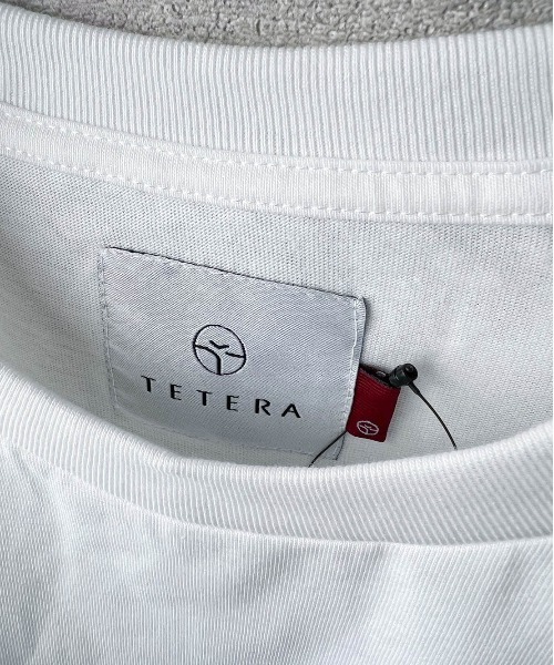 TETERA（テテラ）の「【TETERA/テテラ】AMAMI &WINDY LS T-SH / プリントデザイン ロングスリーブ Tシャツ tete21-027（Tシャツ/カットソー・レディース・ホワイト×ブルー/ホワイト×グリーン・XL/L）」の7枚目の写真
