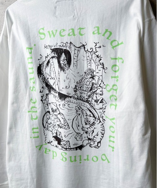 リネンロンT（ホワイト） 20%OFF】(6723）/ R&D.M.Co-/OLDMANS TAILOR(アールアンド