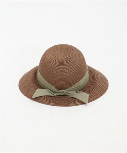axes femme（アクシーズファム）の「リボン配色雑材ＵＶハット（ハット・レディース・ブラウン/ベージュ/ブラック・FREE）」の15枚目の写真
