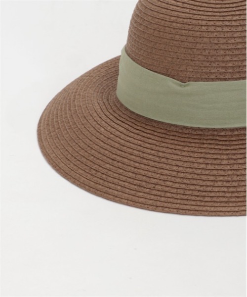 axes femme（アクシーズファム）の「リボン配色雑材ＵＶハット（ハット・レディース・ブラウン/ベージュ/ブラック・FREE）」の17枚目の写真