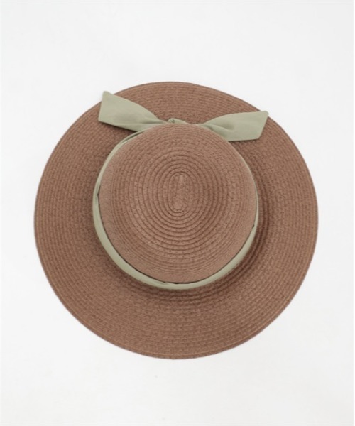 axes femme（アクシーズファム）の「リボン配色雑材ＵＶハット（ハット・レディース・ブラウン/ベージュ/ブラック・FREE）」の19枚目の写真