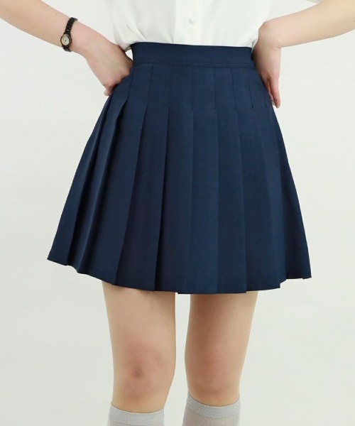F i.n.t（フィント）の「プリーツミニスカート/fint（スカート・レディース・アイボリー/グレー/ネイビー・FREE）」の19枚目の写真