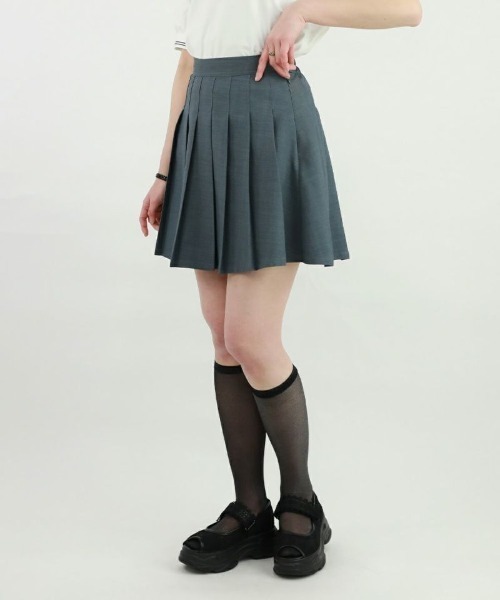 F i.n.t（フィント）の「プリーツミニスカート/fint（スカート・レディース・アイボリー/グレー/ネイビー・FREE）」の21枚目の写真