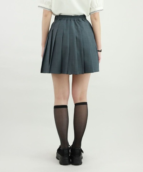 F i.n.t（フィント）の「プリーツミニスカート/fint（スカート・レディース・アイボリー/グレー/ネイビー・FREE）」の17枚目の写真