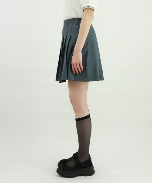 F i.n.t（フィント）の「プリーツミニスカート/fint（スカート・レディース・アイボリー/グレー/ネイビー・FREE）」の10枚目の写真