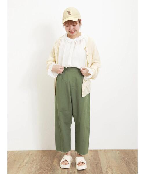 Samansa Mos2(サマンサ モスモス)の「【UVカット/撥水加工】刺繍ナイロンキャップ(ハット・レディース・ベージュ/カーキ/ブラック・F)」の12枚目の写真