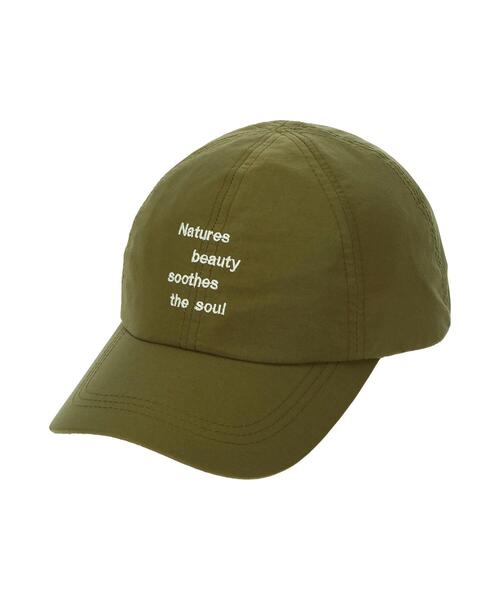 Samansa Mos2(サマンサ モスモス)の「【UVカット/撥水加工】刺繍ナイロンキャップ(ハット・レディース・ベージュ/カーキ/ブラック・F)」の13枚目の写真