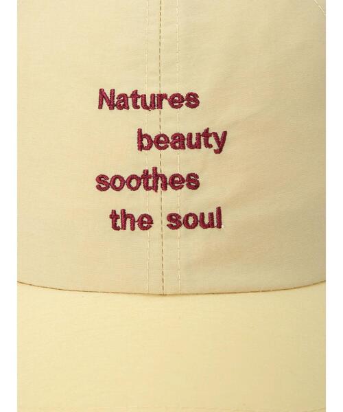 Samansa Mos2(サマンサ モスモス)の「【UVカット/撥水加工】刺繍ナイロンキャップ(ハット・レディース・ベージュ/カーキ/ブラック・F)」の9枚目の写真