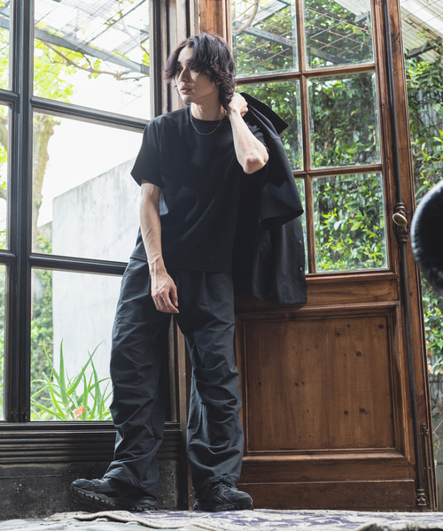 417 EDIFICE（フォーワンセブンエディフィス）の「サッカーオープンカラーシャツ（シャツ/ブラウス・メンズ・ブラック/ベージュ・MEDIUM/LARGE/XX-LARGE）」の14枚目の写真