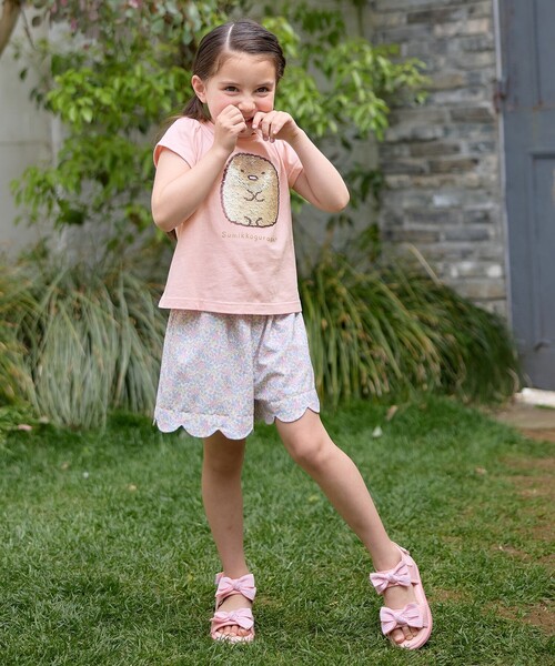 ANY（エニィ）の「【WEB限定/すみっコぐらし】ミラクルスパンコールTシャツ（Tシャツ/カットソー・キッズ・ライトグリーン系/ピンク系/ライラック系・130/120/110/100）」の15枚目の写真