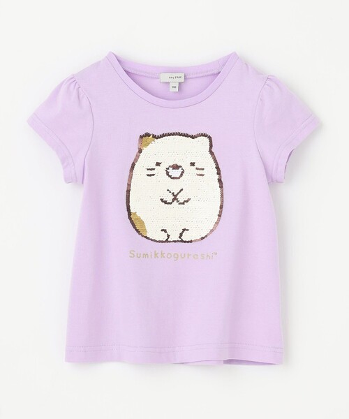 ANY（エニィ）の「【WEB限定/すみっコぐらし】ミラクルスパンコールTシャツ（Tシャツ/カットソー・キッズ・ライトグリーン系/ピンク系/ライラック系・130/120/110/100）」の22枚目の写真