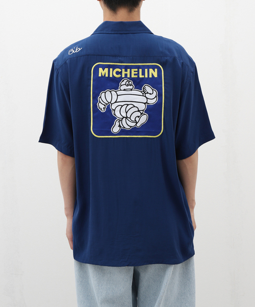 417 EDIFICE（フォーワンセブンエディフィス）の「MICHELIN PRODUCT シャツ（シャツ/ブラウス・メンズ・ブルー系その他/ブラック・LARGE/MEDIUM）」の13枚目の写真