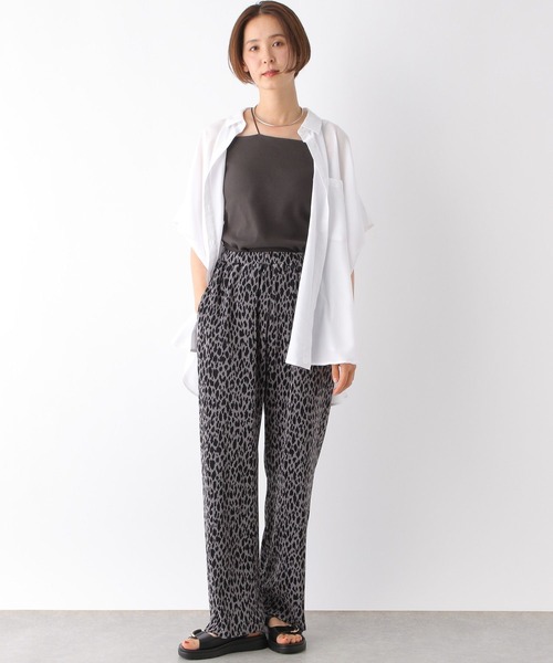 LEPSIM(レプシィム)の「柄プリーツイージーパンツ 124079(その他パンツ・レディース・チャコールグレー/アイボリー・FREE)」の18枚目の写真