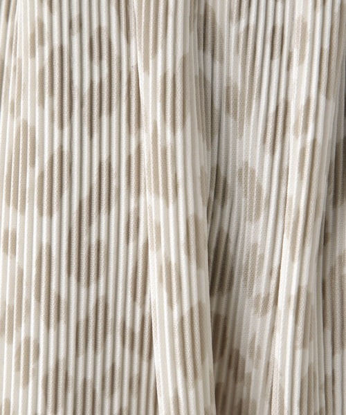 LEPSIM(レプシィム)の「柄プリーツイージーパンツ 124079(その他パンツ・レディース・チャコールグレー/アイボリー・FREE)」の6枚目の写真