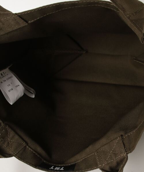 TMT（ティーエムティー）の「BE@RBRICK×TMT TOTE BAG（トートバッグ・メンズ・カーキ・FREE）」の6枚目の写真