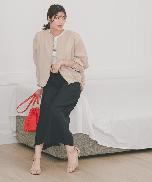 Elura（エルーラ）の「冷感ドライナロースカート/124120（スカート・レディース・ベージュ/ブラック/ライトグレー・FREE）」の5枚目の写真