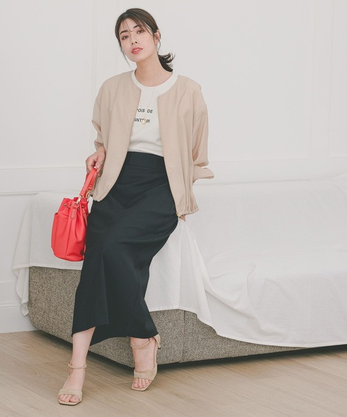 Elura（エルーラ）の「冷感ドライナロースカート/124120（スカート・レディース・ベージュ/ブラック/ライトグレー・FREE）」の6枚目の写真