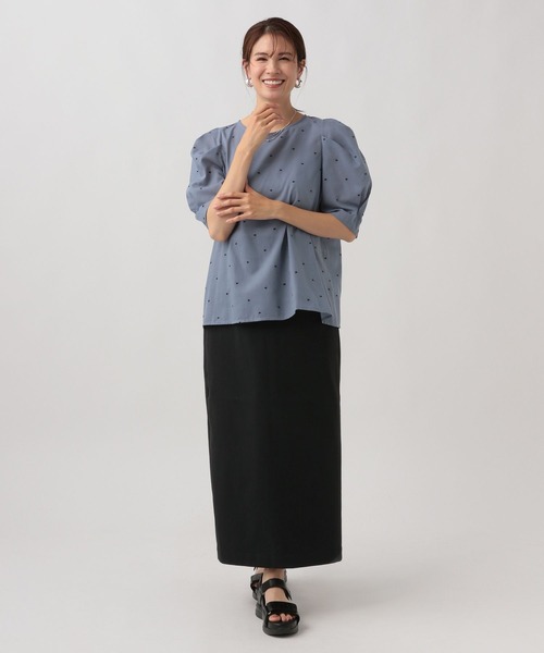 Elura（エルーラ）の「冷感ドライナロースカート/124120（スカート・レディース・ベージュ/ブラック/ライトグレー・FREE）」の8枚目の写真