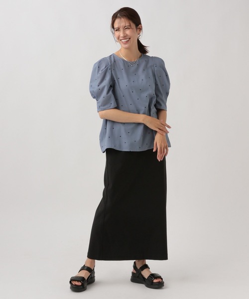 Elura（エルーラ）の「冷感ドライナロースカート/124120（スカート・レディース・ベージュ/ブラック/ライトグレー・FREE）」の9枚目の写真