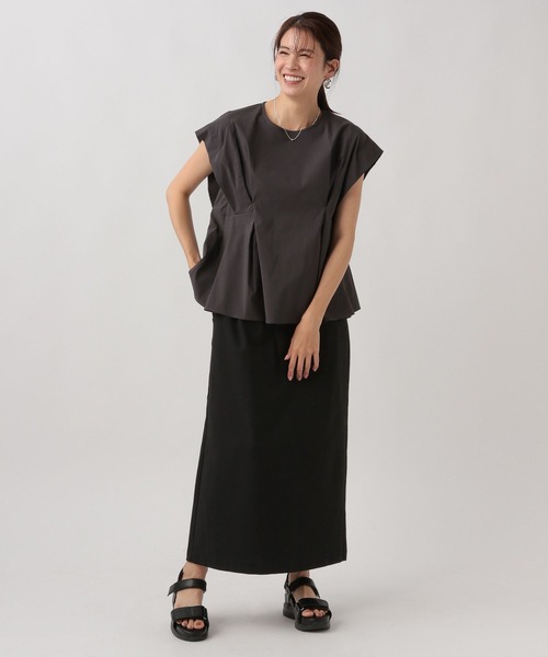 Elura（エルーラ）の「冷感ドライナロースカート/124120（スカート・レディース・ベージュ/ブラック/ライトグレー・FREE）」の12枚目の写真