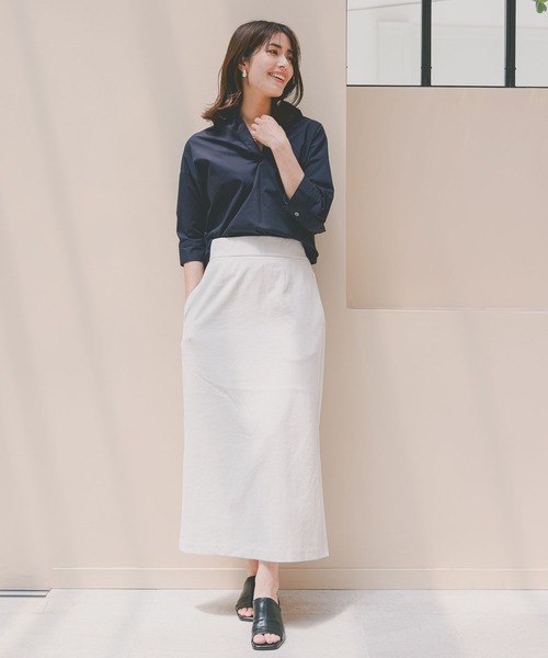 Elura（エルーラ）の「冷感ドライナロースカート/124120（スカート・レディース・ベージュ/ブラック/ライトグレー・FREE）」の19枚目の写真