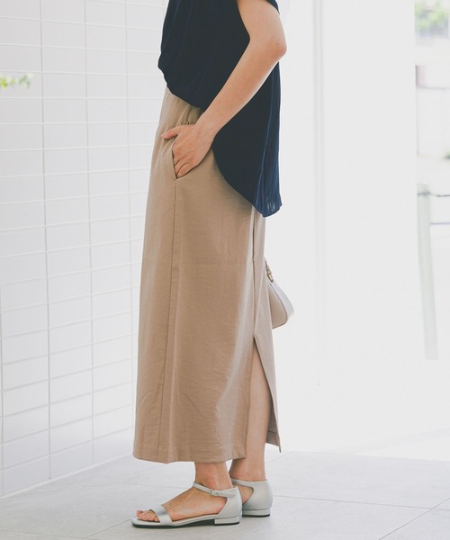 Elura（エルーラ）の「冷感ドライナロースカート/124120（スカート・レディース・ベージュ/ブラック/ライトグレー・FREE）」の15枚目の写真