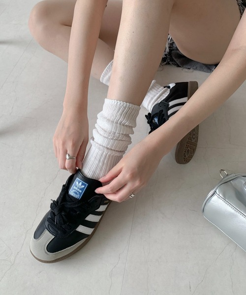 Teem Store（チームストア）の「リブ ハイソックス（ソックス/靴下・レディース・グレー/ホワイト/ブラック・F）」の19枚目の写真