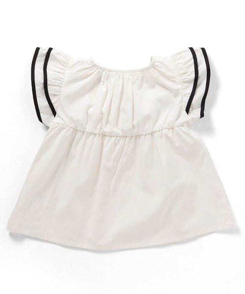 apres les cours（アプレレクール）の「【WEB限定】パイピングフリルチュニック（チュニック・キッズ・ピンク/ブラック/アイボリー・80/90/100/110/120/130/140）」の7枚目の写真