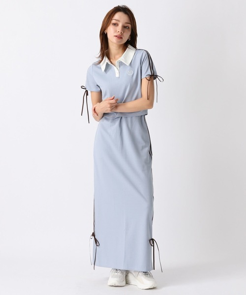 FOREVER 21(フォーエバー トゥエンティーワン)の「【2024SS】トラックナロースカート(スカート・レディース・ライトブルー/ブラック・SMALL/MEDIUM)」の9枚目の写真