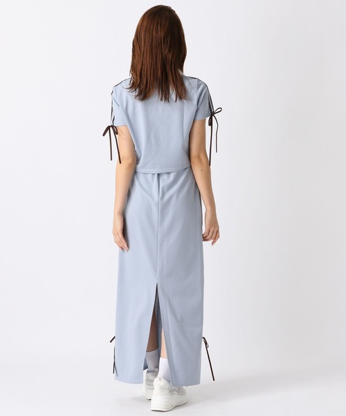 FOREVER 21(フォーエバー トゥエンティーワン)の「【2024SS】トラックナロースカート(スカート・レディース・ライトブルー/ブラック・SMALL/MEDIUM)」の6枚目の写真