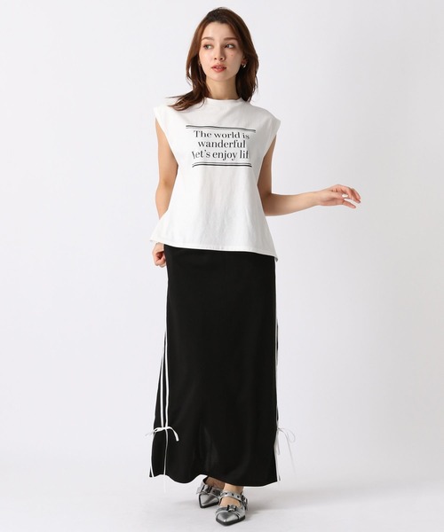 FOREVER 21(フォーエバー トゥエンティーワン)の「【2024SS】トラックナロースカート(スカート・レディース・ライトブルー/ブラック・SMALL/MEDIUM)」の22枚目の写真