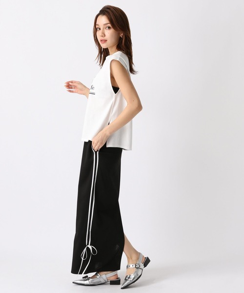 FOREVER 21(フォーエバー トゥエンティーワン)の「【2024SS】トラックナロースカート(スカート・レディース・ライトブルー/ブラック・SMALL/MEDIUM)」の21枚目の写真