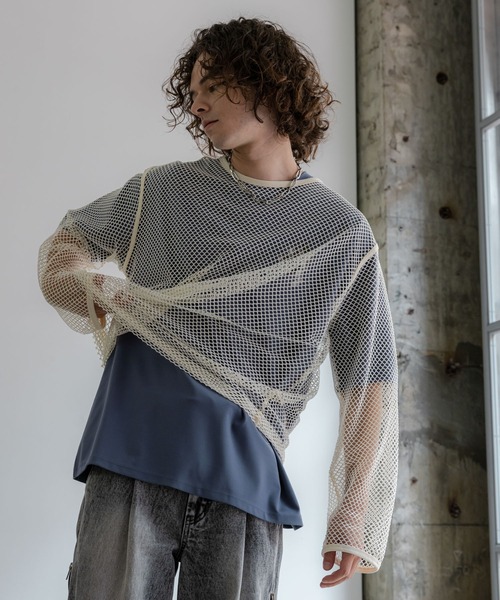 HARE（ハレ）の「オーバーメッシュカット(HARE)（Tシャツ
