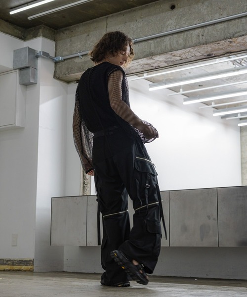 HARE(ハレ)の「オーバーメッシュカット(HARE)(Tシャツ/カットソー・メンズ・ホワイト/ブラック/レッド/パープル/ホワイト系その他・SMALL/MEDIUM)」の17枚目の写真