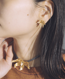 【MAISON DPULSE×TOLIGHT】 FLOWER*LEAF ピアス
