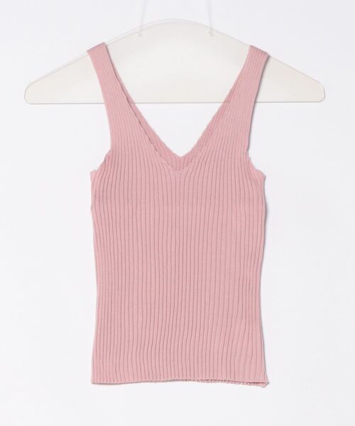 frunco(フランコ)の「【ZOZO限定】Vネックタンクトップ(タンクトップ・レディース・ピンク/アイボリー/ホワイト/マスタード/オレンジ/ブルー・FREE)」の22枚目の写真