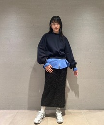 【ONLINE限定】ラメフリンジニットスカート