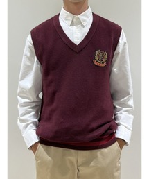 GAP | リラックス バーシティ ニットベスト(ユニセックス)(ベスト)