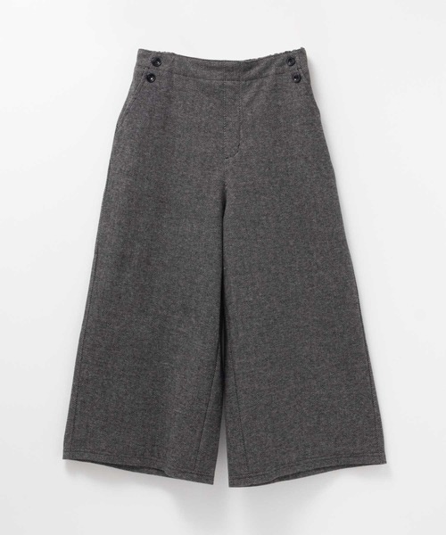 Howdy Marie(ハウディ―マリー)の「Howdy Marie ニットワイドクロプト丈 ストレッチパンツ(その他パンツ・レディース・チャコールグレー/グレー/チェック・L/M)」の15枚目の写真