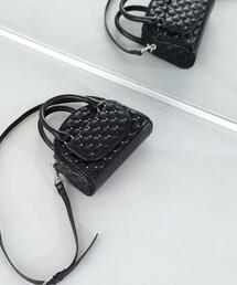 NATURAL BEAUTY BASIC | ◇マイクロスタッズキルトボストン(ボストンバッグ)