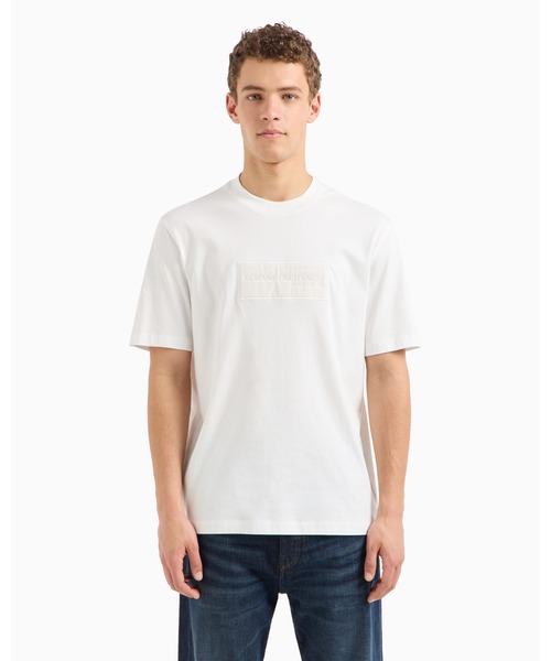 【セール】【A|X アルマーニ エクスチェンジ】ADE AXロゴ 半袖クルーネックTシャツ（Tシャツ/カットソー）｜ARMANI EXCHANGE（アルマーニエクスチェンジ）