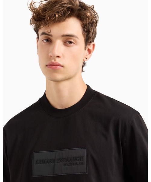 【セール】【A|X アルマーニ エクスチェンジ】ADE AXロゴ 半袖クルーネックTシャツ（Tシャツ/カットソー）｜ARMANI EXCHANGE（アルマーニエクスチェンジ）