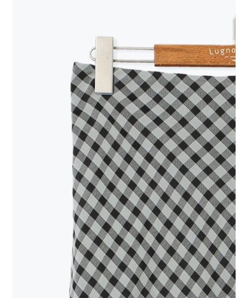 Lugnoncure(ルノンキュール)の「切替チェックスカート(スカート・レディース・グレー/オフホワイト/グリーン・F)」の18枚目の写真