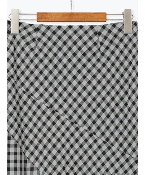 Lugnoncure(ルノンキュール)の「切替チェックスカート(スカート・レディース・グレー/オフホワイト/グリーン・F)」の20枚目の写真