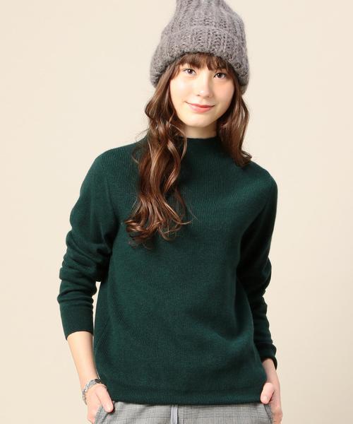 BEAUTY&YOUTH UNITED ARROWS（ビューティーアンドユースユナイテッドアローズ）の「BY∵ ウールカシミヤボトルネックニット◆（ニット/セーター・レディース・ホワイト/ブラック/グレー/オリーブ/ケリー・FREE）」の5枚目の写真